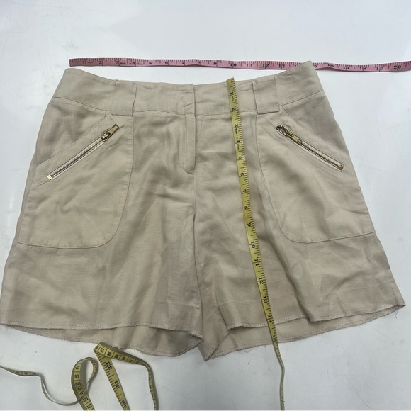 Milly women’s  beige shorts us4 L95-39 - Picture 3 of 4